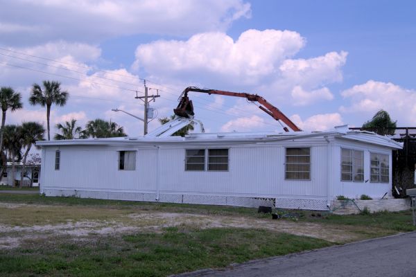 Mobile Home Demolition in Sandpoint