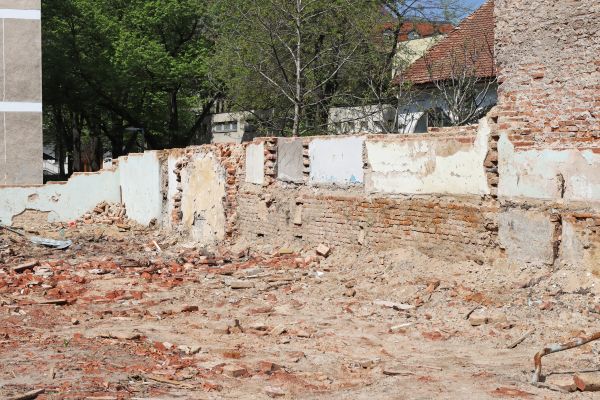 Brick Wall Demolition in Sandpoint